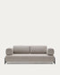 Divano Compo 3 posti beige grigio 232 cm
