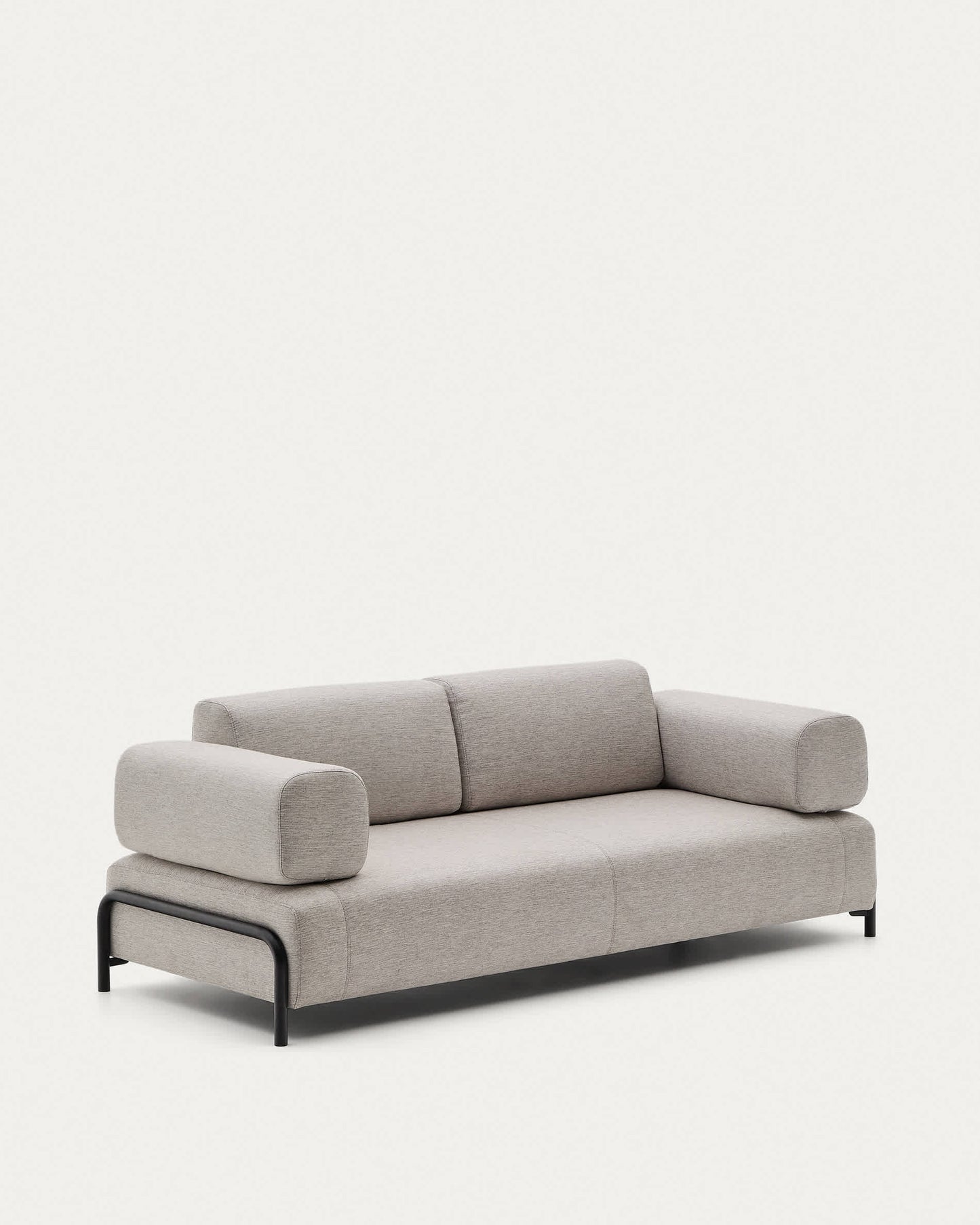 Divano Compo 3 posti beige grigio 232 cm