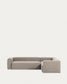 Divano ad angolo Blok 4 posti beige 320 x 230 cm / 230 x 320 cm