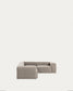 Divano ad angolo Blok 4 posti beige 320 x 230 cm / 230 x 320 cm