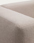 Divano ad angolo Blok 5 posti in ciniglia beige 320 x 320 cm FSC Mix Credit
