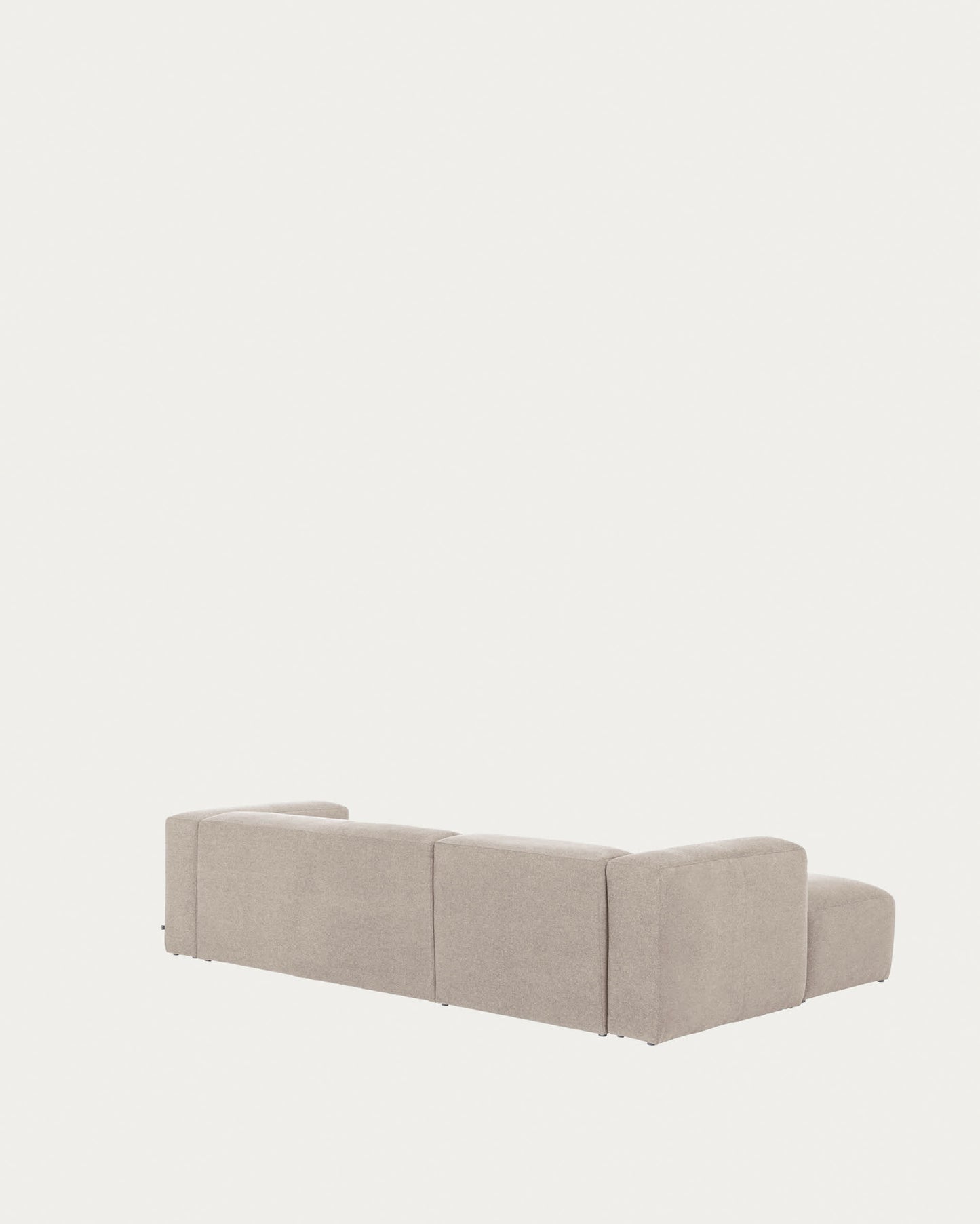 Divano Blok 3 posti con chaise longue sinistra beige 300 cm