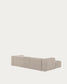 Divano Blok 3 posti con chaise longue sinistra beige 300 cm
