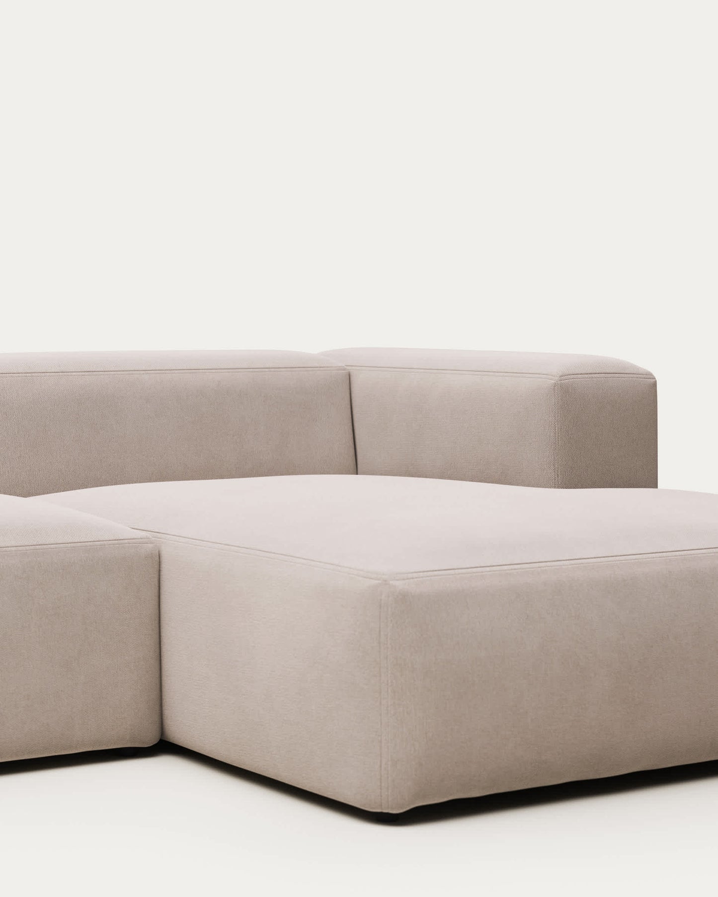 Divano Blok 3 posti chaise longue destra beige 300 cm