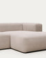 Divano Blok 3 posti chaise longue destra beige 300 cm