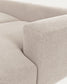Divano Blok 3 posti chaise longue destra beige 300 cm