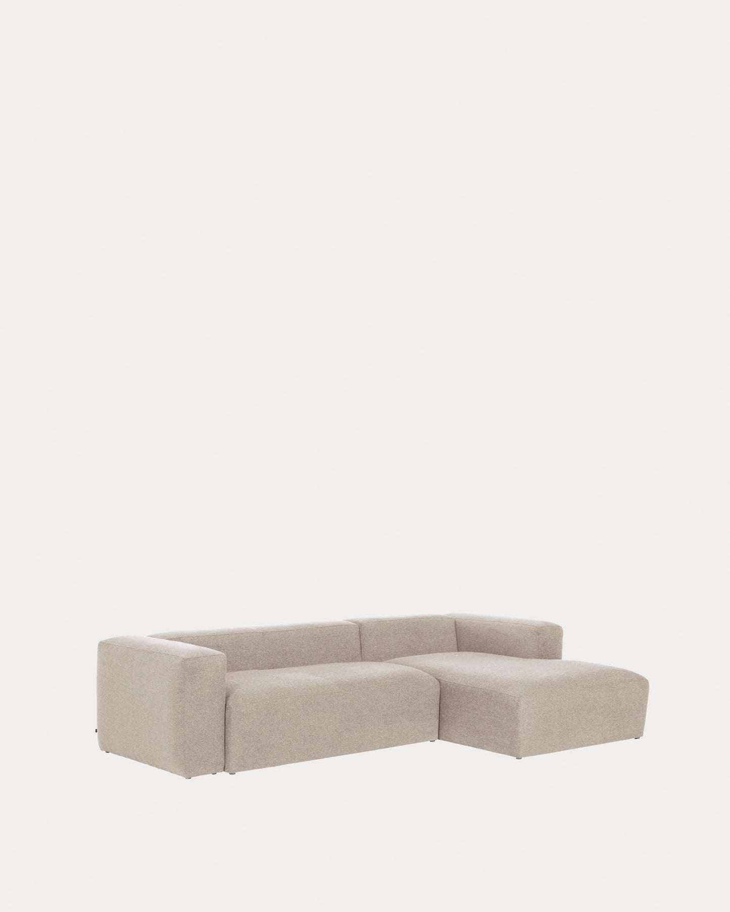 Divano Blok 3 posti chaise longue destra beige 300 cm