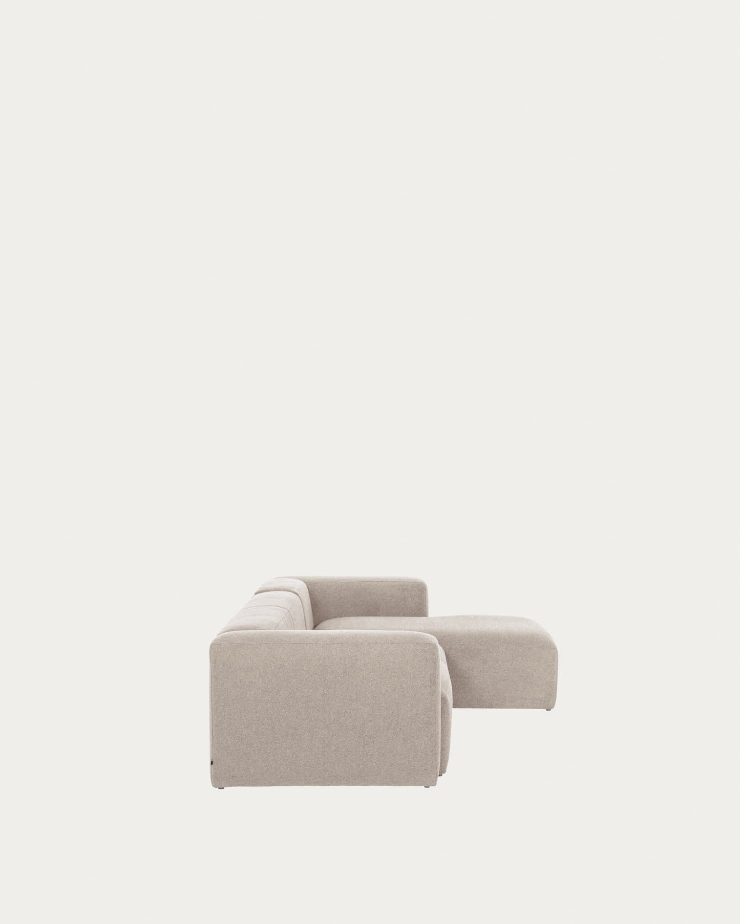 Divano Blok 3 posti chaise longue destra beige 300 cm