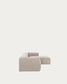 Divano Blok 3 posti chaise longue destra beige 300 cm