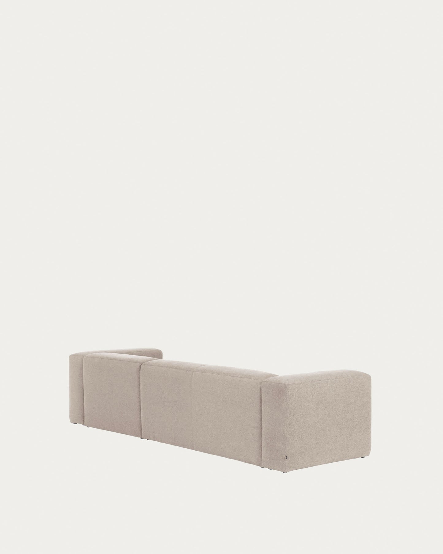 Divano Blok 3 posti chaise longue destra beige 300 cm