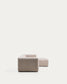 Divano Blok 3 posti in ciniglia beige con chaise longue destra 300 cm FSC Mix Credit