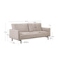 Divano Galene 3 posti beige 214 cm