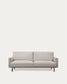 Divano Galene 3 posti beige 214 cm
