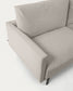 Divano Galene 4 posti con chaise longue destro beige 314 cm