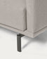 Divano Galene 4 posti con chaise longue destro beige 314 cm