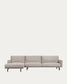 Divano Galene 4 posti con chaise longue sinistro beige 314 cm
