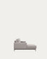 Divano Galene 4 posti con chaise longue sinistro beige 314 cm