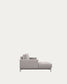 Divano Galene 4 posti con chaise longue sinistro beige 314 cm