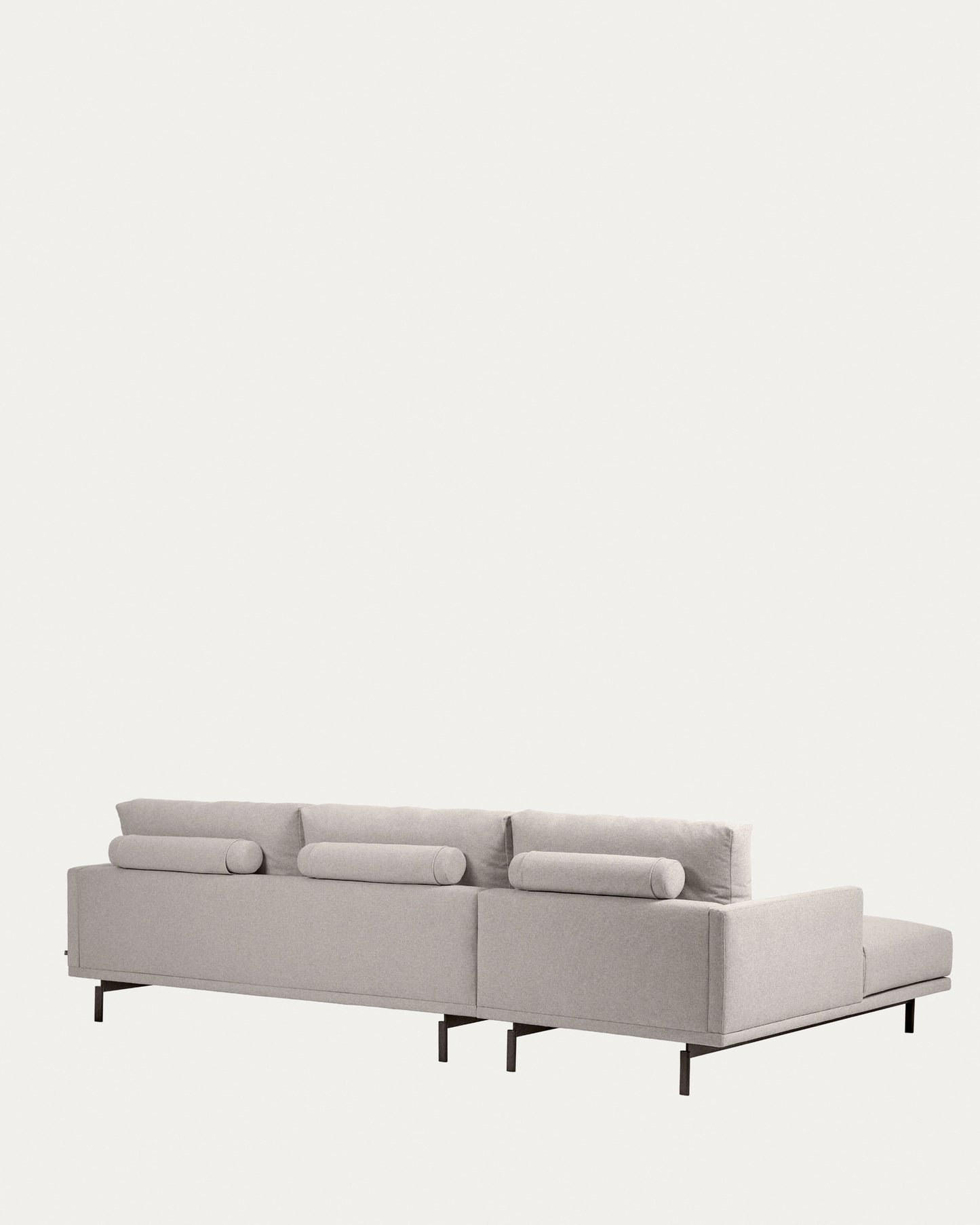 Divano Galene 4 posti con chaise longue sinistro beige 314 cm