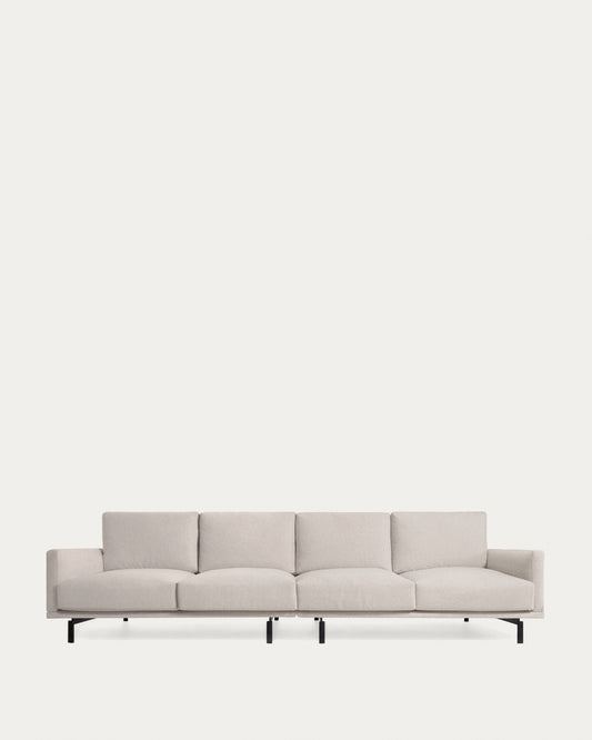 Divano Galene 4 posti beige 334 cm