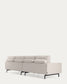 Divano Galene 4 posti beige 334 cm