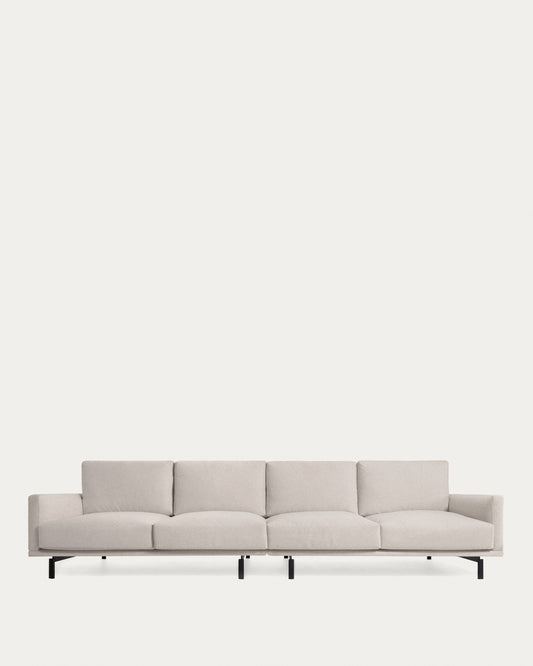 Divano Galene 4 posti beige 414 cm