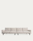 Divano Galene 4 posti beige 414 cm