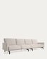 Divano Galene 4 posti beige 414 cm