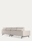 Divano Galene 4 posti beige 414 cm