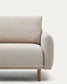 Divano Carlota 3 posti beige 213 cm