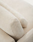 Divano Veliro 2 posti in ciniglia beige con gambe in acciaio nero 210 cm FSC Mix Credito