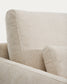 Divano Veliro 3 posti in ciniglia beige con gambe in acciaio nero 240 cm FSC Mix Credit