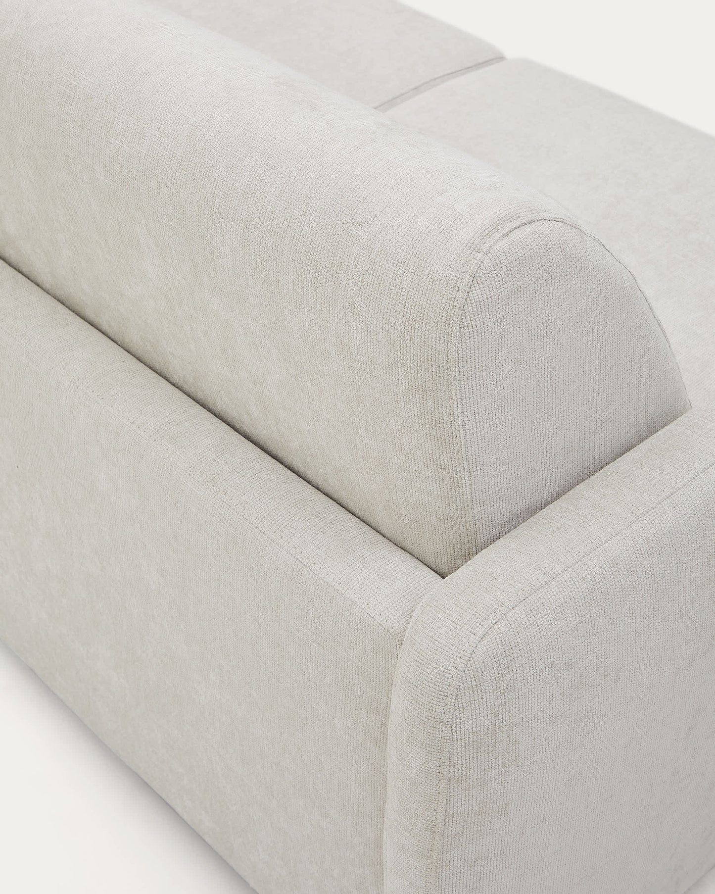 Divano letto Nuala perla a 3 posti 204 cm
