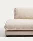 Divano modulare Gala a 3 posti in ciniglia beige FSC Mix Credit 240 cm