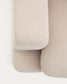 Divano Gala 4 posti in ciniglia beige 300 cm