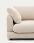 Divano ad angolo Gala 5 posti con estremità destra, in ciniglia beige FSC Mix Credit, 300 x 225 cm