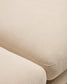 Divano ad angolo Gala 5 posti con estremità destra, in ciniglia beige FSC Mix Credit, 300 x 225 cm
