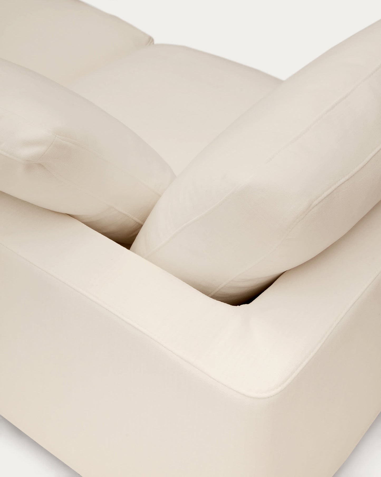 Chaise longue Gala destra beige 193 x 105 cm