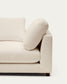 Chaise longue Gala sinistra beige 193 x 105 cm
