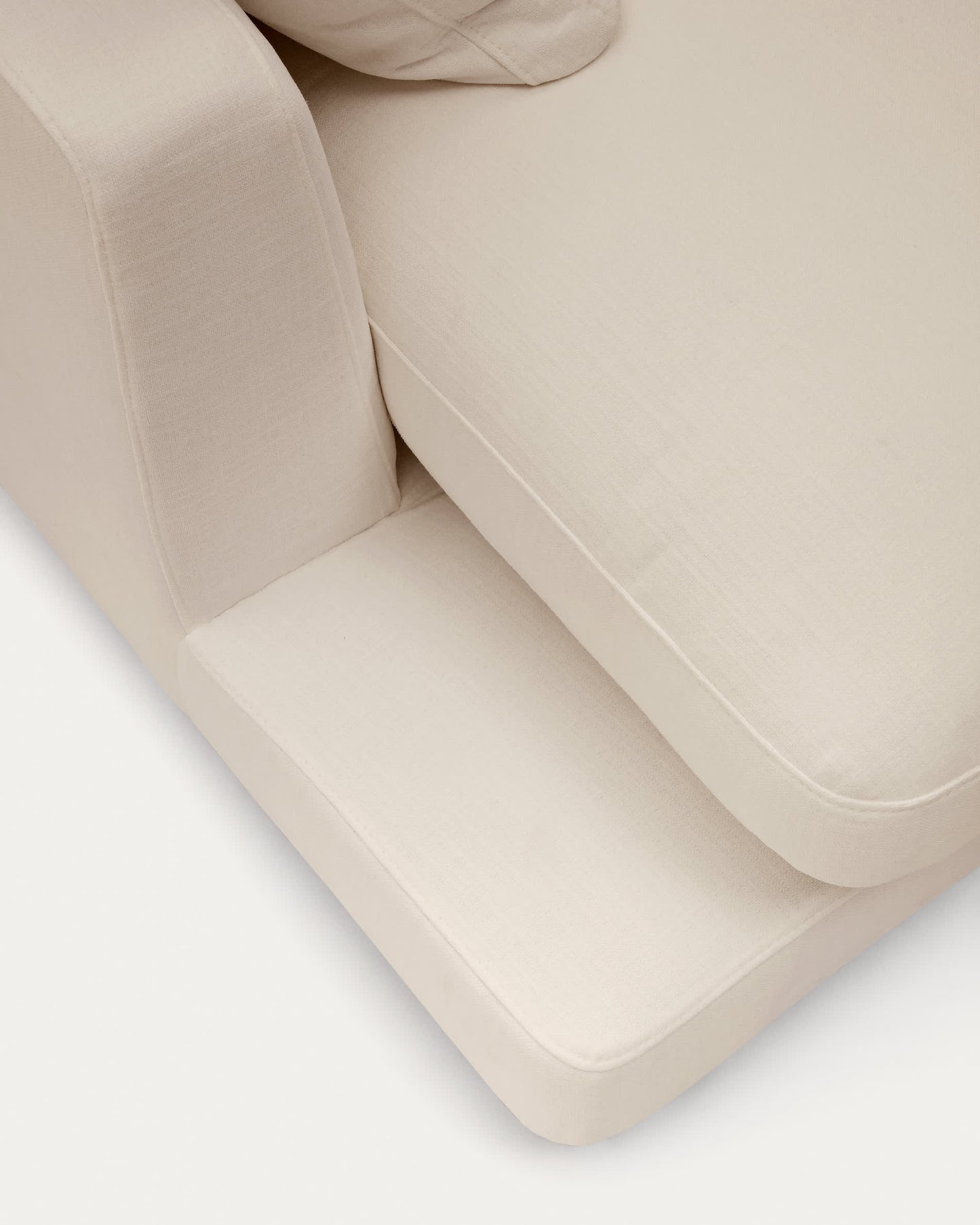 Chaise longue Gala sinistra beige 193 x 105 cm