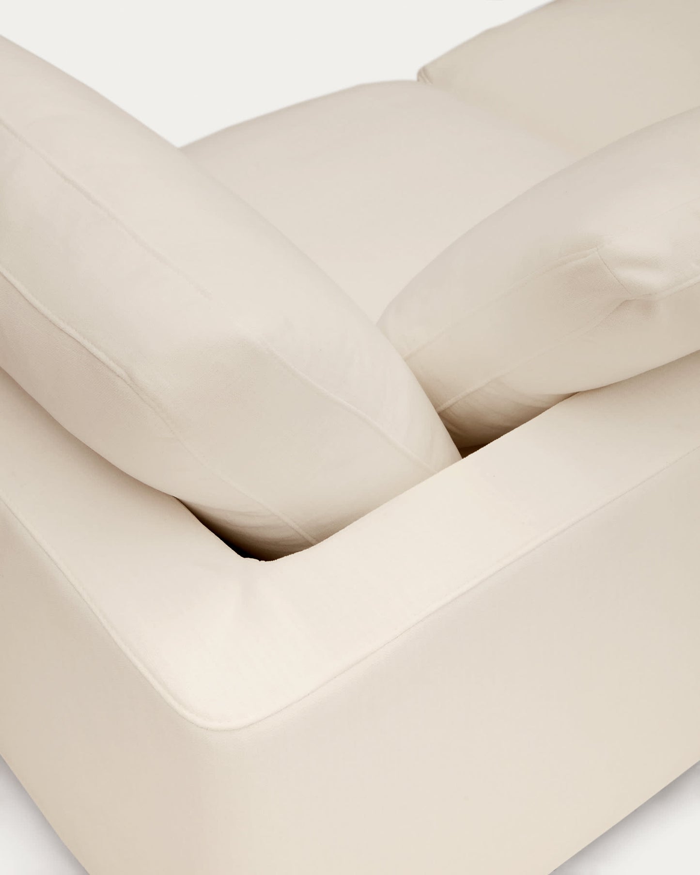 Chaise longue Gala sinistra beige 193 x 105 cm