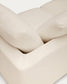 Chaise longue Gala sinistra beige 193 x 105 cm