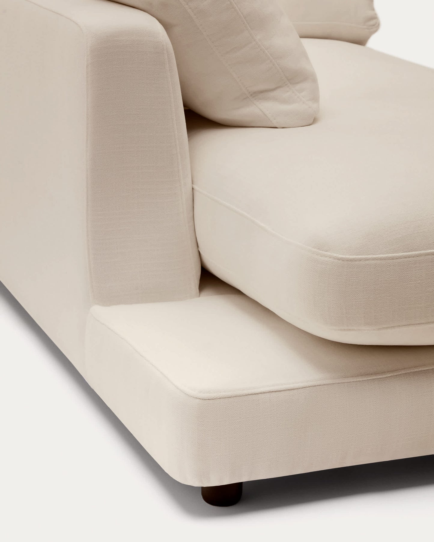Chaise longue Gala sinistra beige 193 x 105 cm