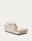 Chaise longue Gala sinistra beige 193 x 105 cm