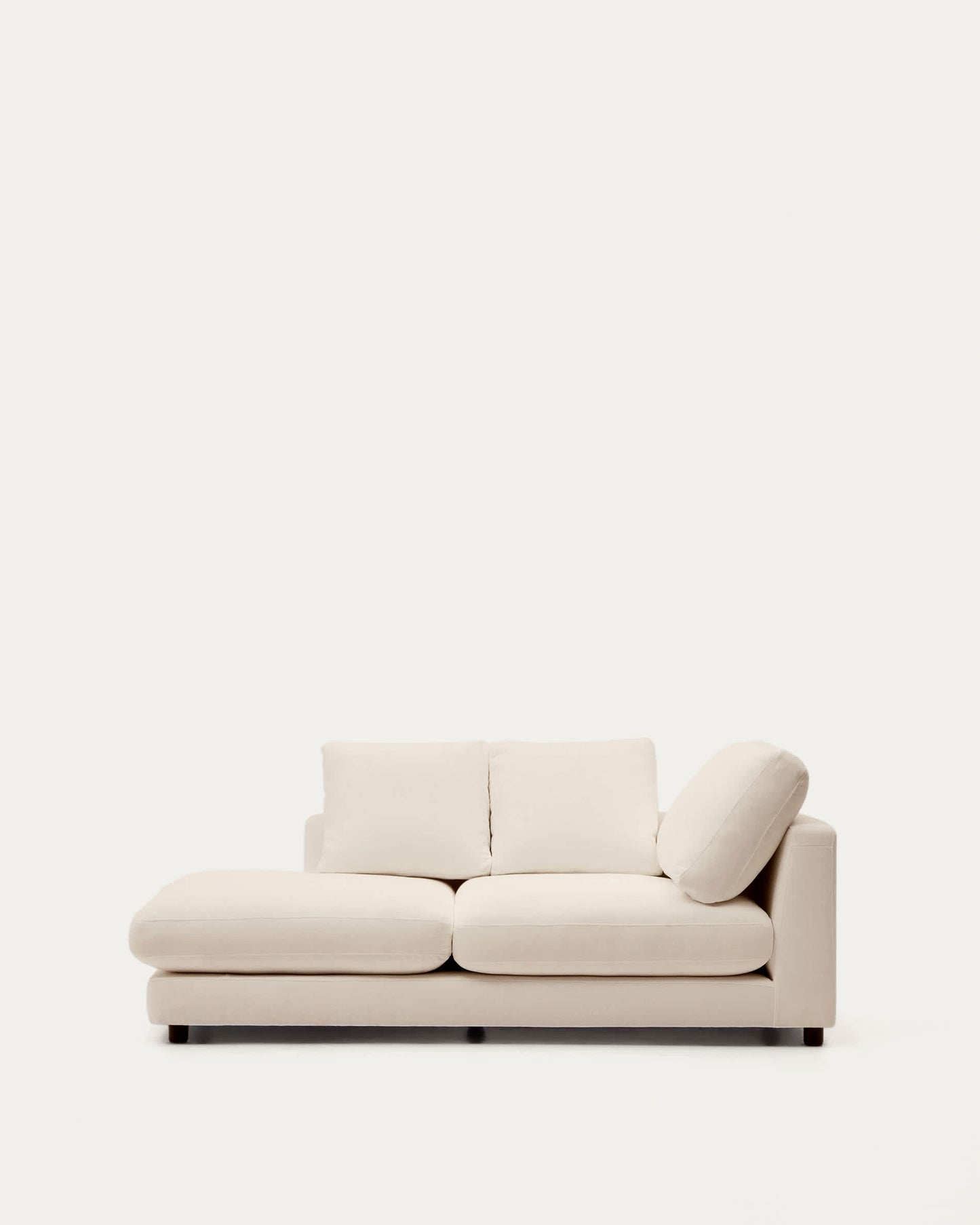 Chaise longue Gala sinistra beige 193 x 105 cm