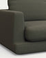 Divano Gala 3 posti in ciniglia verde scuro FSC Mix Credit 210 cm