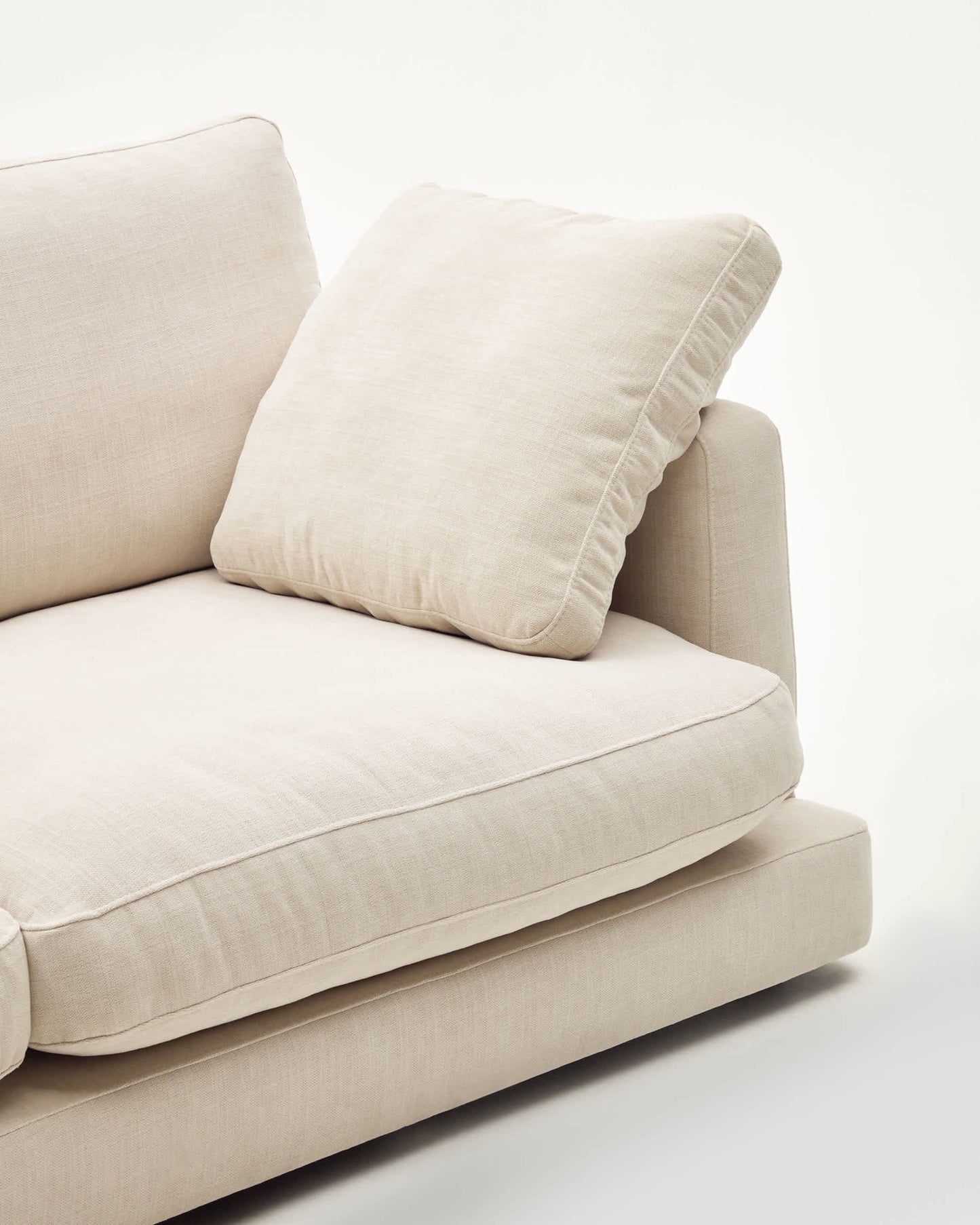 Divano Gala 3 posti beige 210 cm