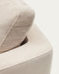 Divano Gala 3 posti con doppia chaise longue beige 210 cm