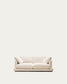 Divano Gala 3 posti con doppia chaise longue beige 210 cm