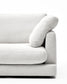 Divano Gala 6 posti in ciniglia bianco FSC Mix Credit 390 cm